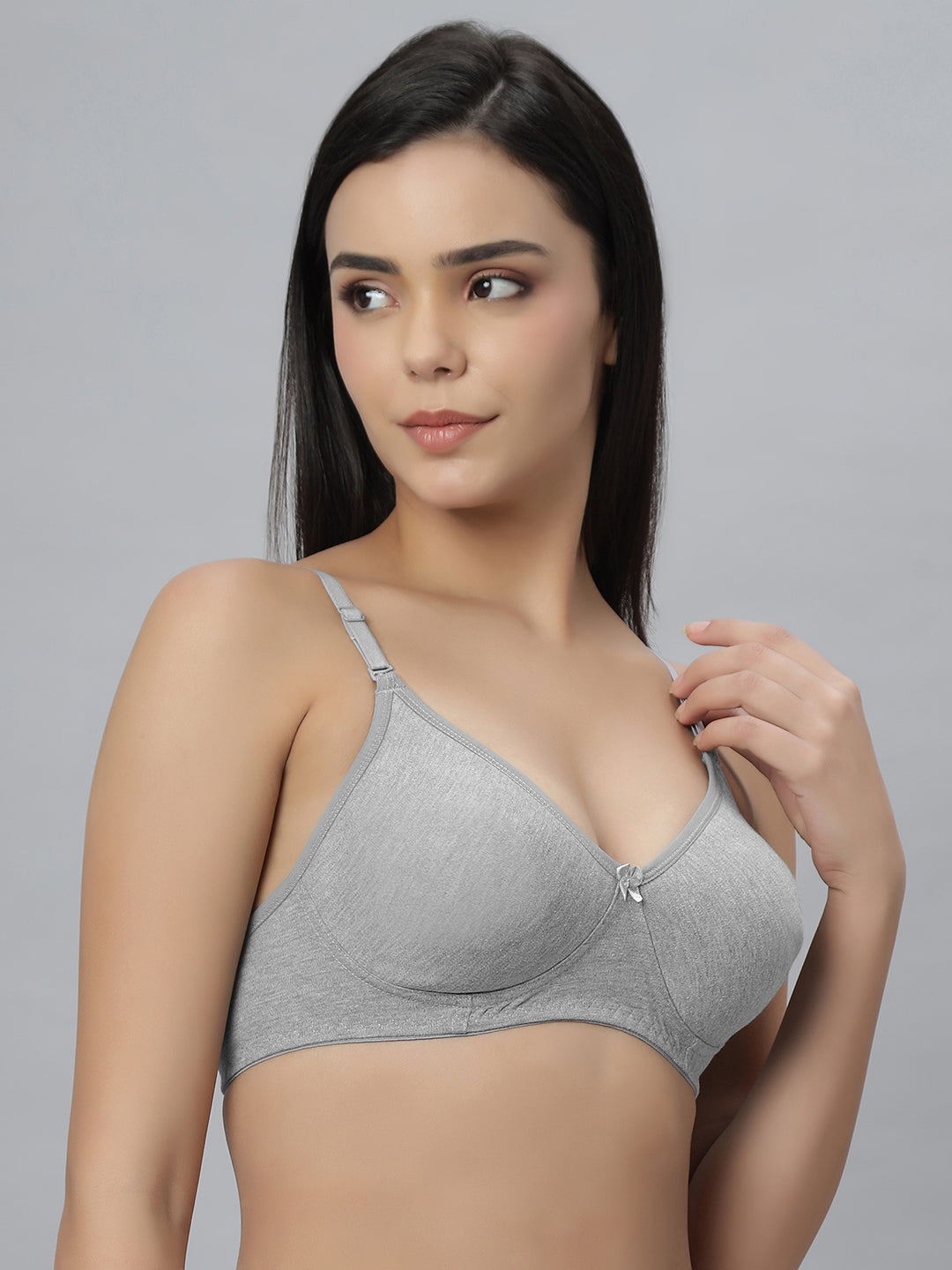 Eden101 Full Coverage Soft Padded Grey color Bra (pack of 1)