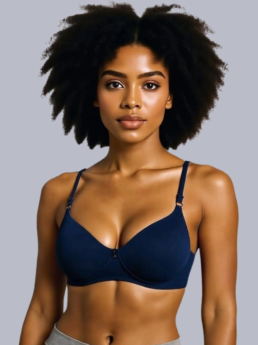 Wirefree Non Padded Cotton Medium Coverage Tshirt Bra Eden 108