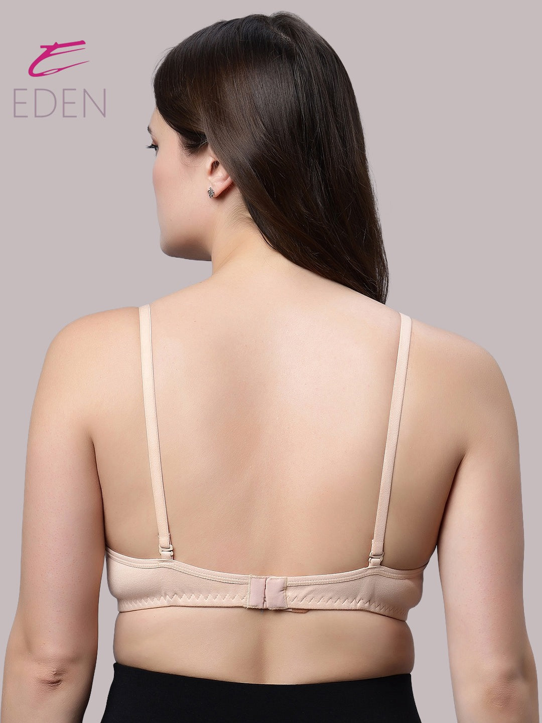 Non Padded, Plus Size, Super Combed,Cotton Stretch, Full Coverage ,Everyday Bra ,Skin