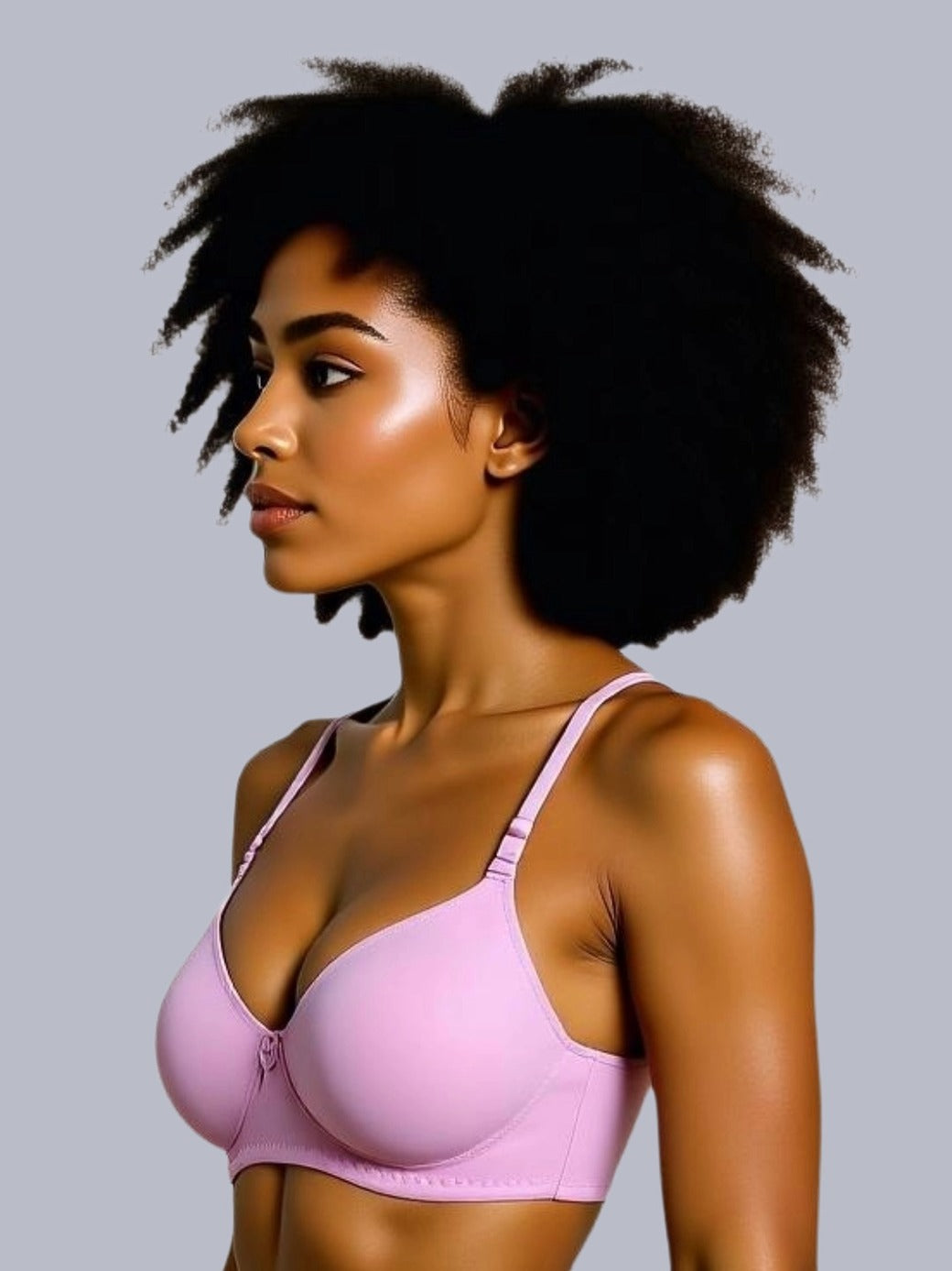 Wirefree Non Padded Cotton Medium Coverage Tshirt Bra Eden 108
