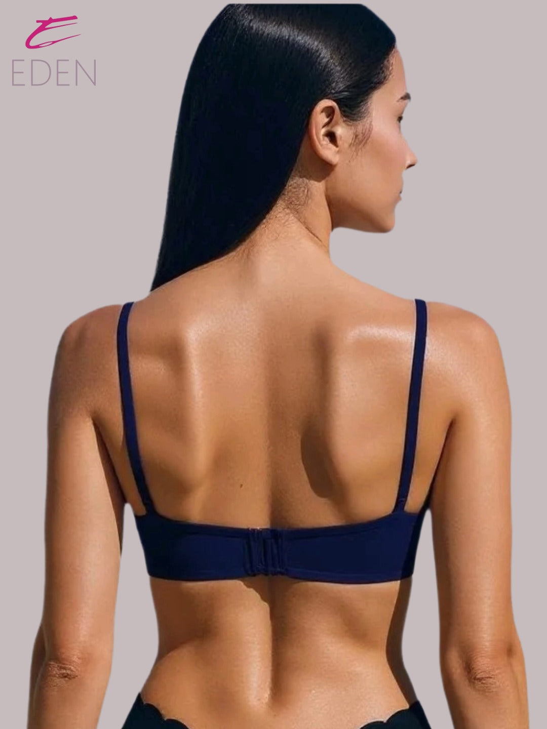 Wirefree, Non Padded, Cotton, Medium Coverage, Tshirt Bra ,Navyblue