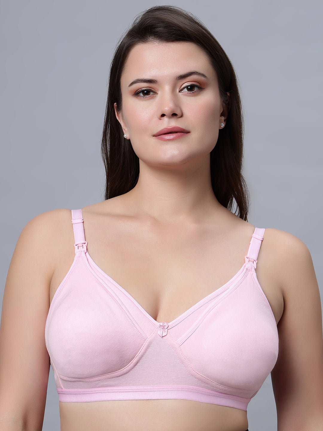 EDEN04 Full Coverage Non Padded Nursing/Maternity Bra (Pack of 2)