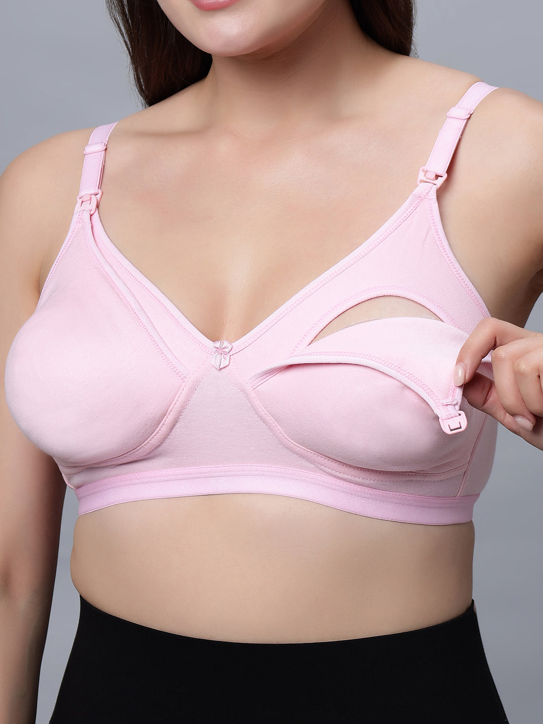EDEN04 Full Coverage Non Padded Nursing/Maternity Bra (Pack of 2)