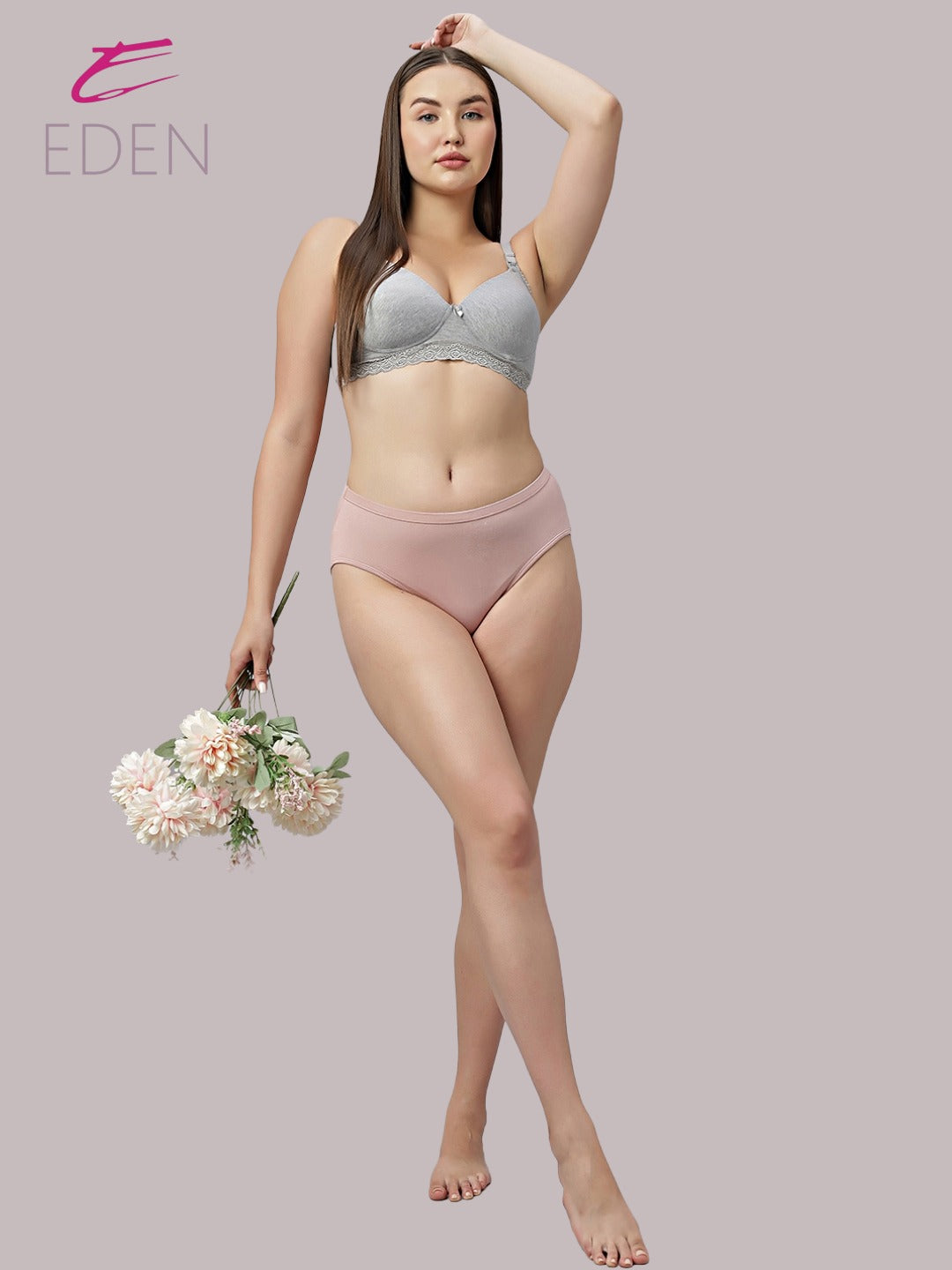 Full Coverage ,Non Wired , Padded ,Nursing/Maternity Bra Grey