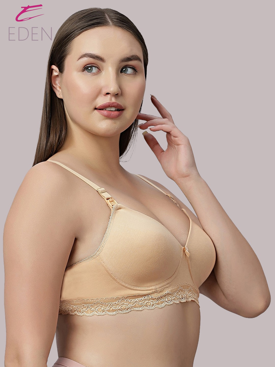Full Coverage ,Non Wired , Padded ,Nursing/Maternity Bra ,Skin
