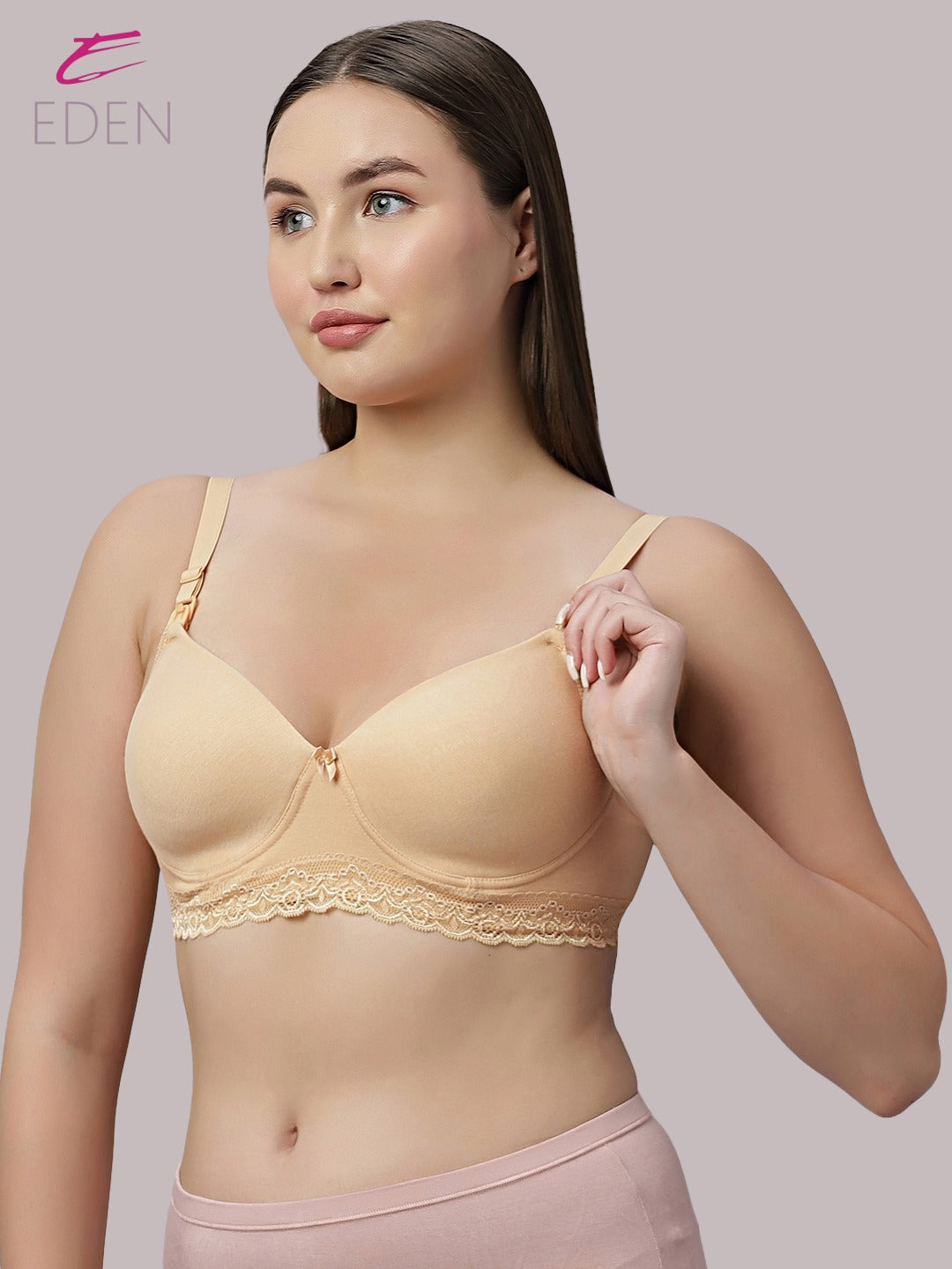 Full Coverage ,Non Wired , Padded ,Nursing/Maternity Bra ,Skin