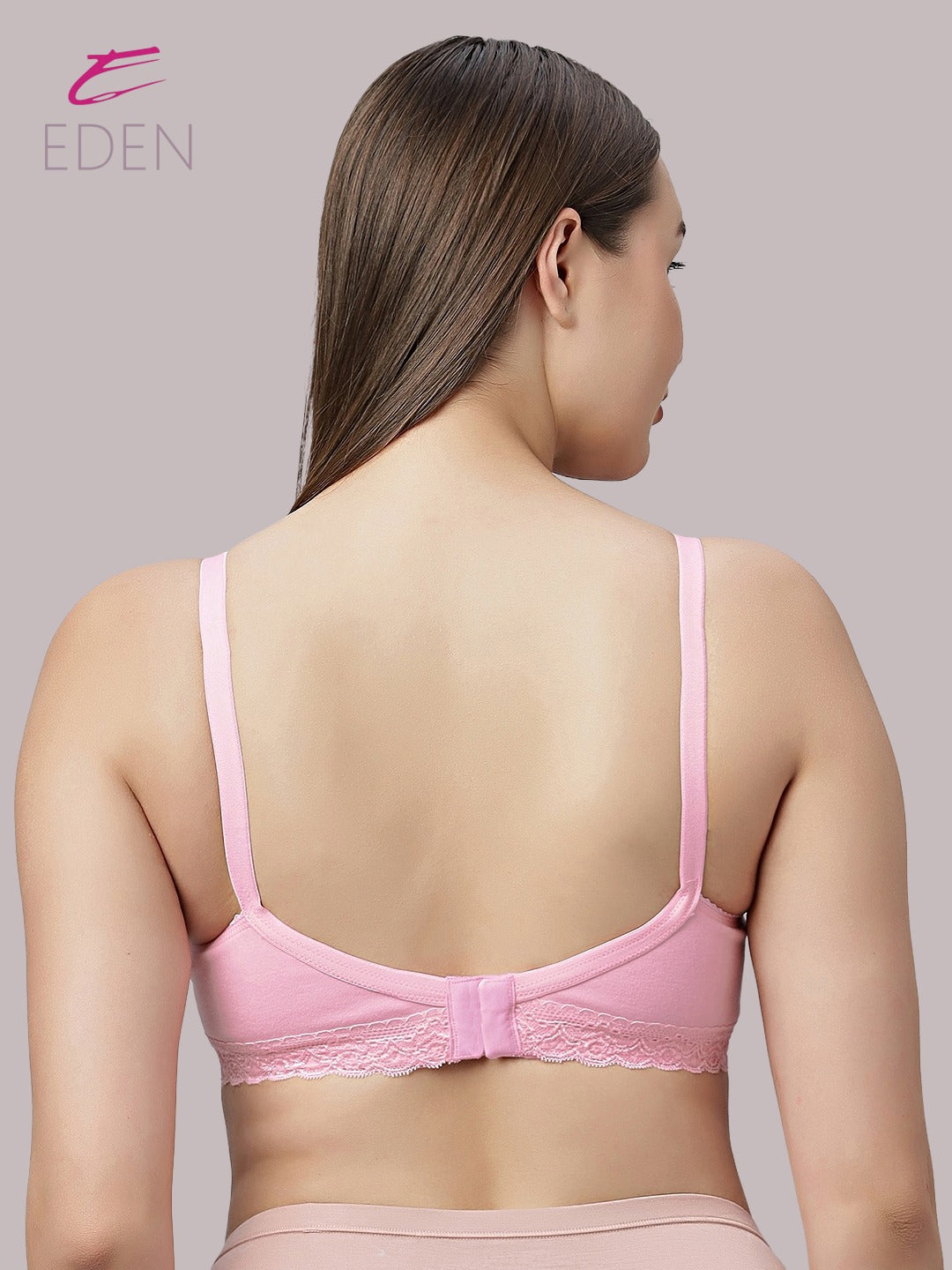 Full Coverage ,Non Wired , Padded ,Nursing/Maternity Bra ,Pink