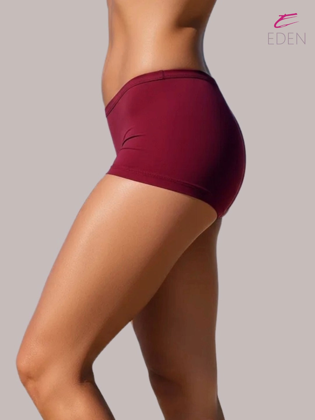 Mid Rise combed cotton boy shorts Brief