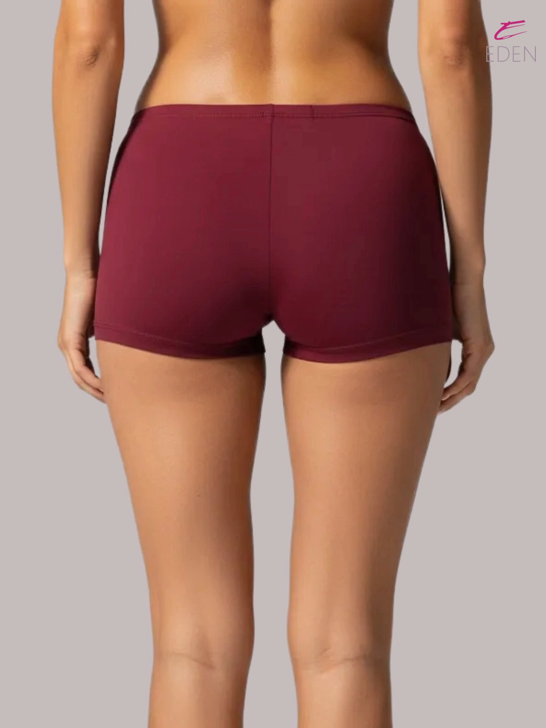 Mid Rise combed cotton boy shorts Brief