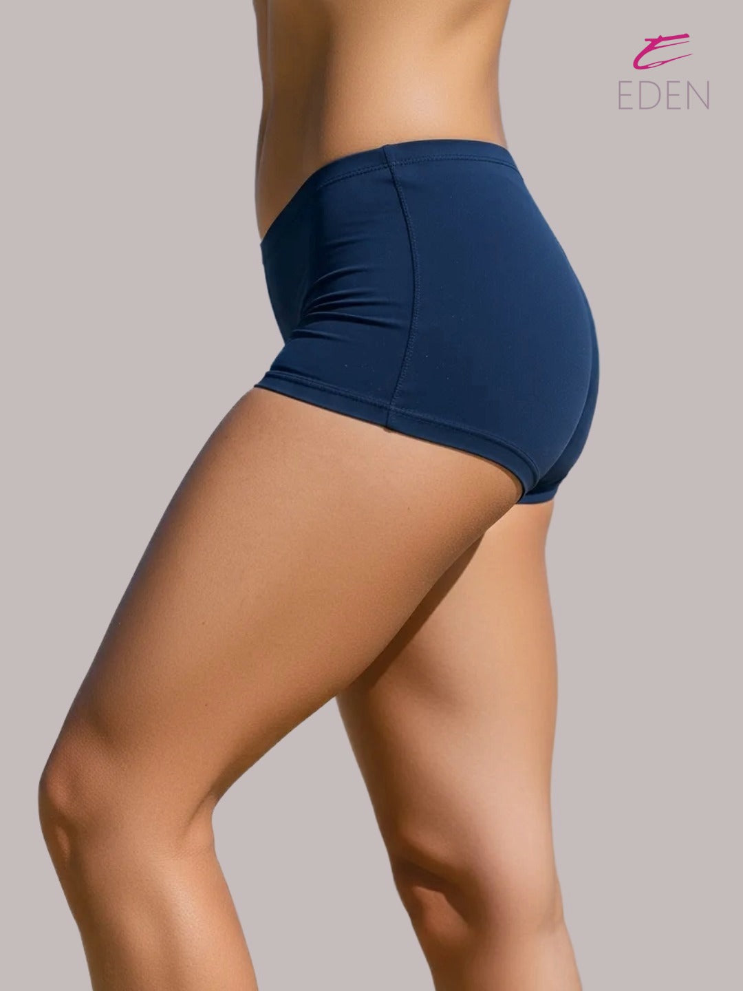 Mid Rise combed cotton boy shorts Brief
