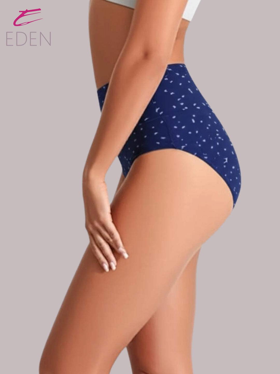 Eden High Rise, Full Coverage, Tumy Tucker ,Panty IECOMBO006,Teal Blue