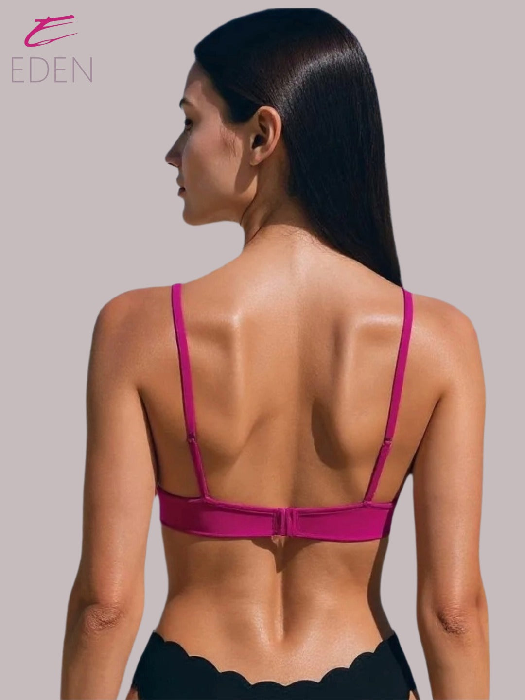 Wirefree, Non Padded, Cotton, Medium Coverage, Tshirt Bra ,Magenta