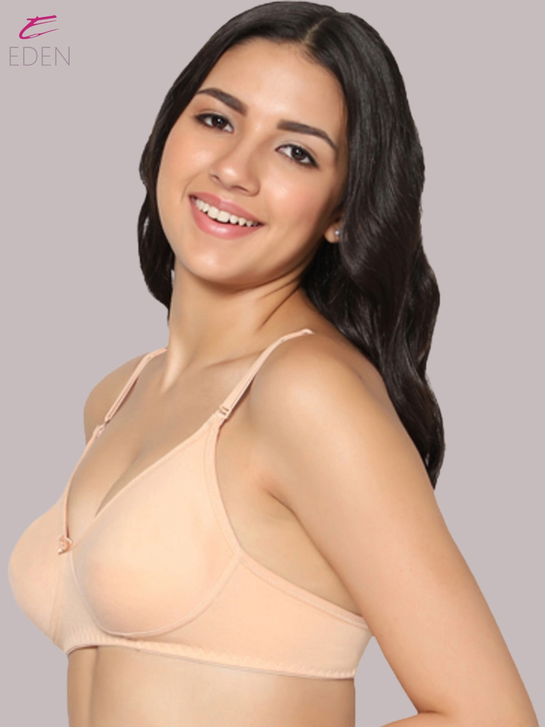 Lightly Padded, Non-Wired, Simply Soft, T-Shirt Bra ,Skin