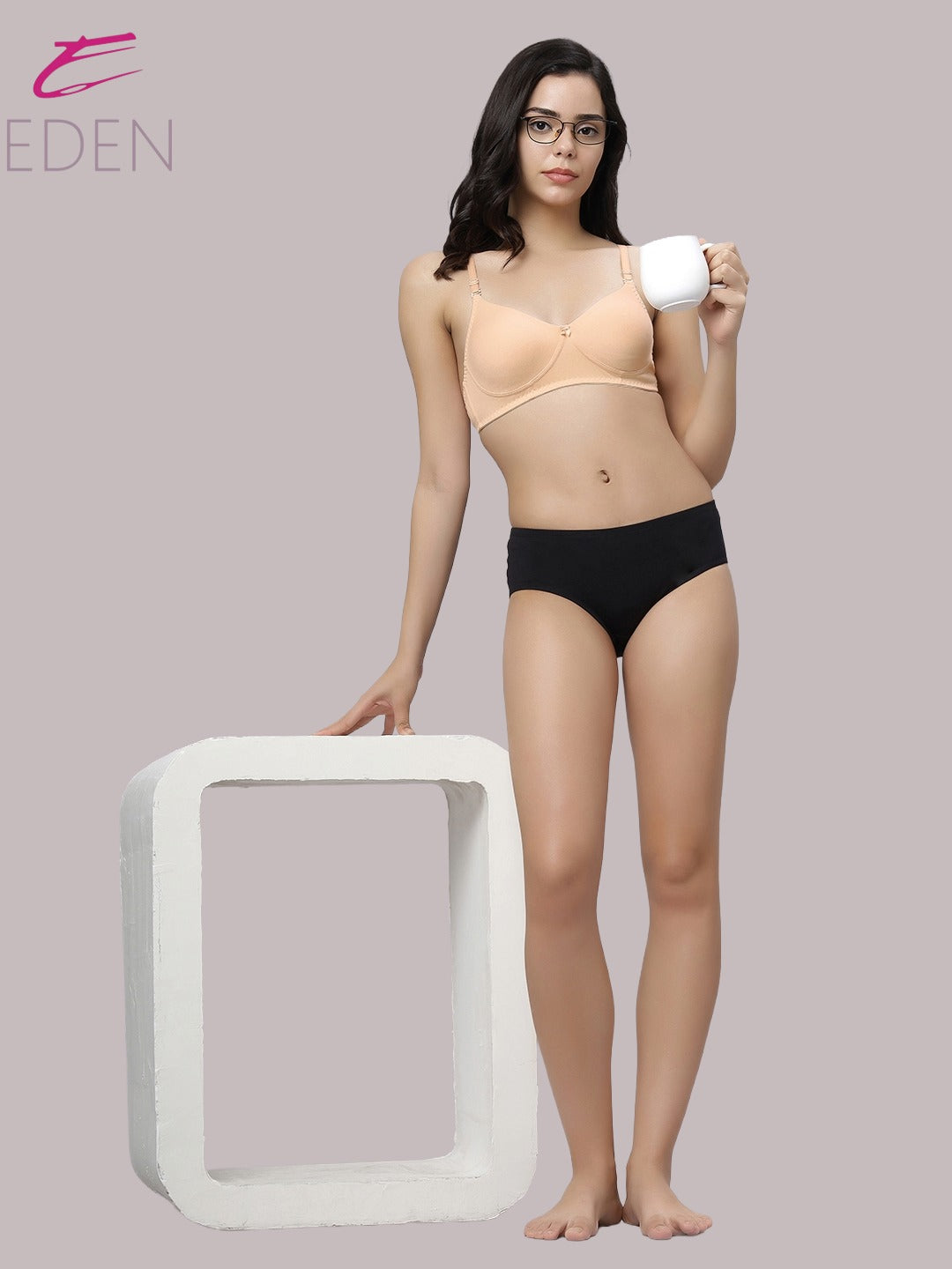 Non Padded, Plus Size, Full Coverage ,Everyday Bra ,T-shirt Bra,Skin
