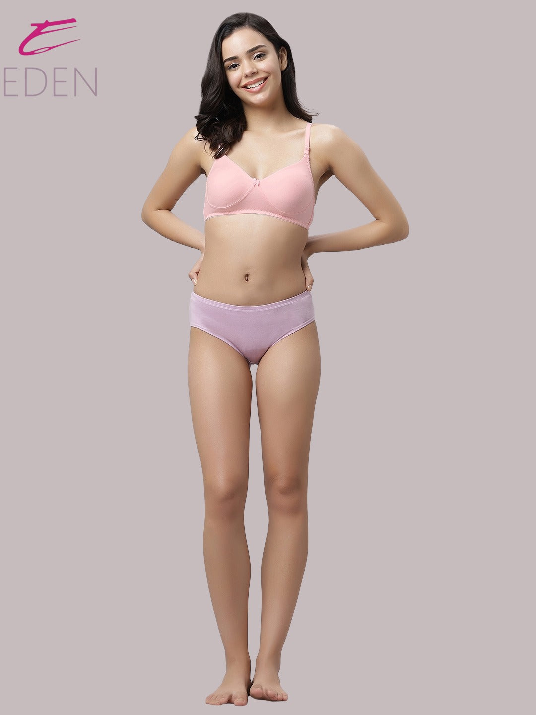 Non Padded, Plus Size, Full Coverage ,Everyday Bra ,T-shirt Bra,Pink