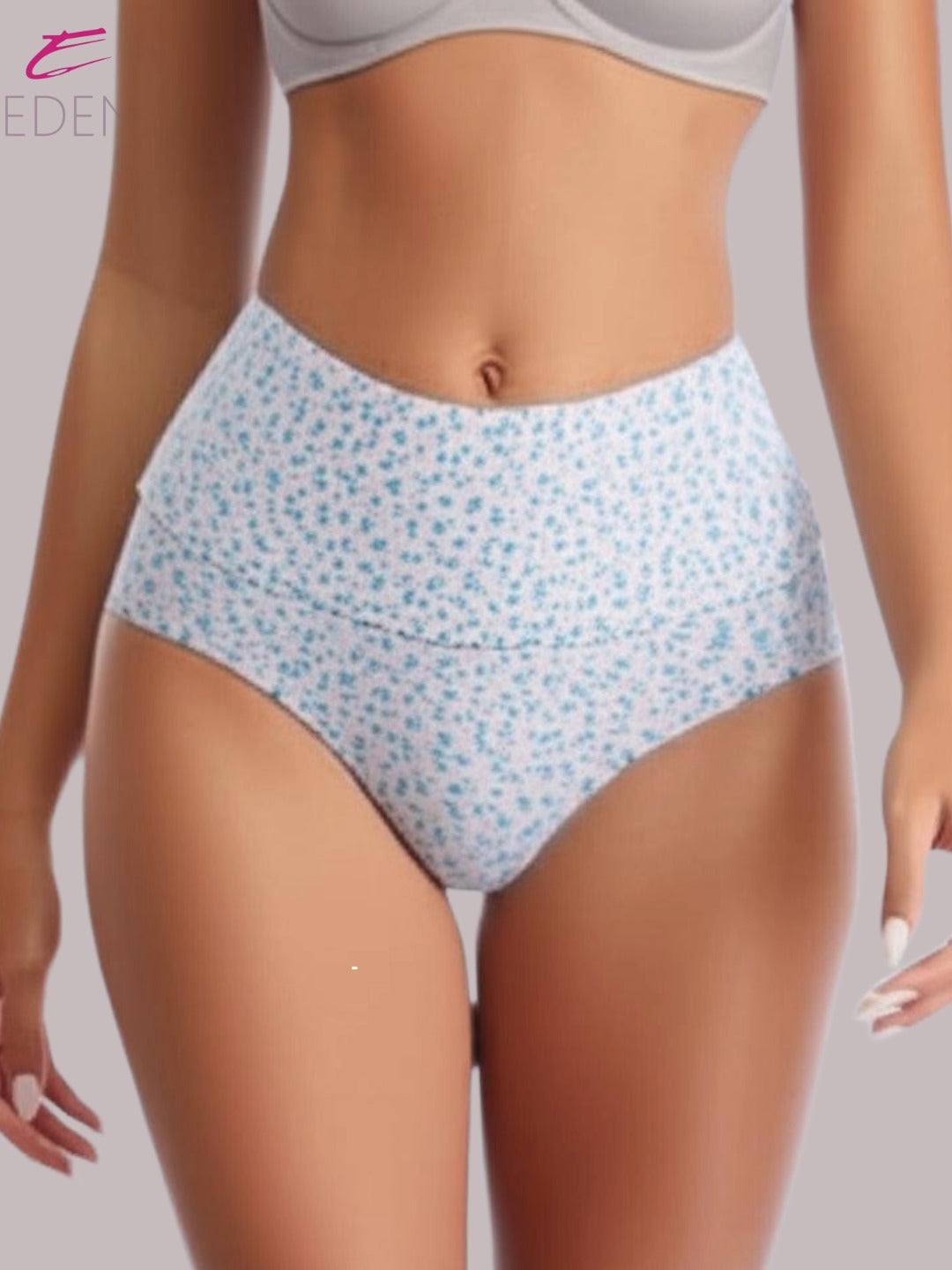 Eden High Rise ,Full Coverage Hipster, Panty,inner Elastic,Light Green