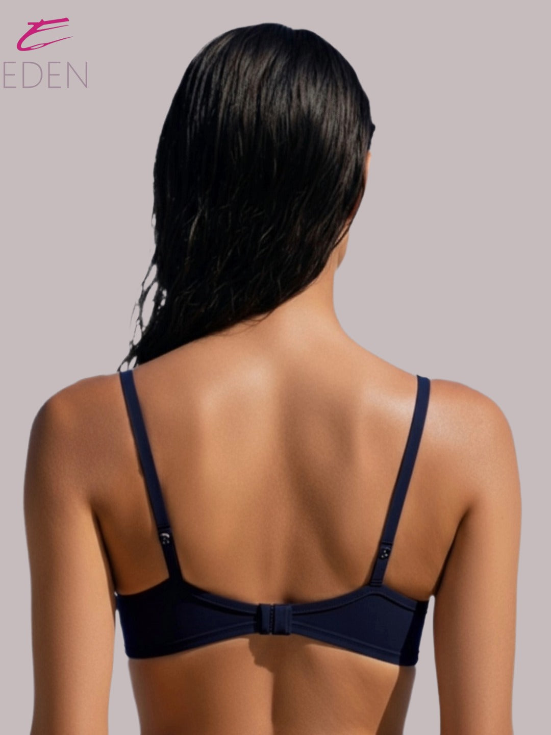 Wirefree ,Non Padded, Cotton ,Medium Coverage, Tshirt Bra ,Black