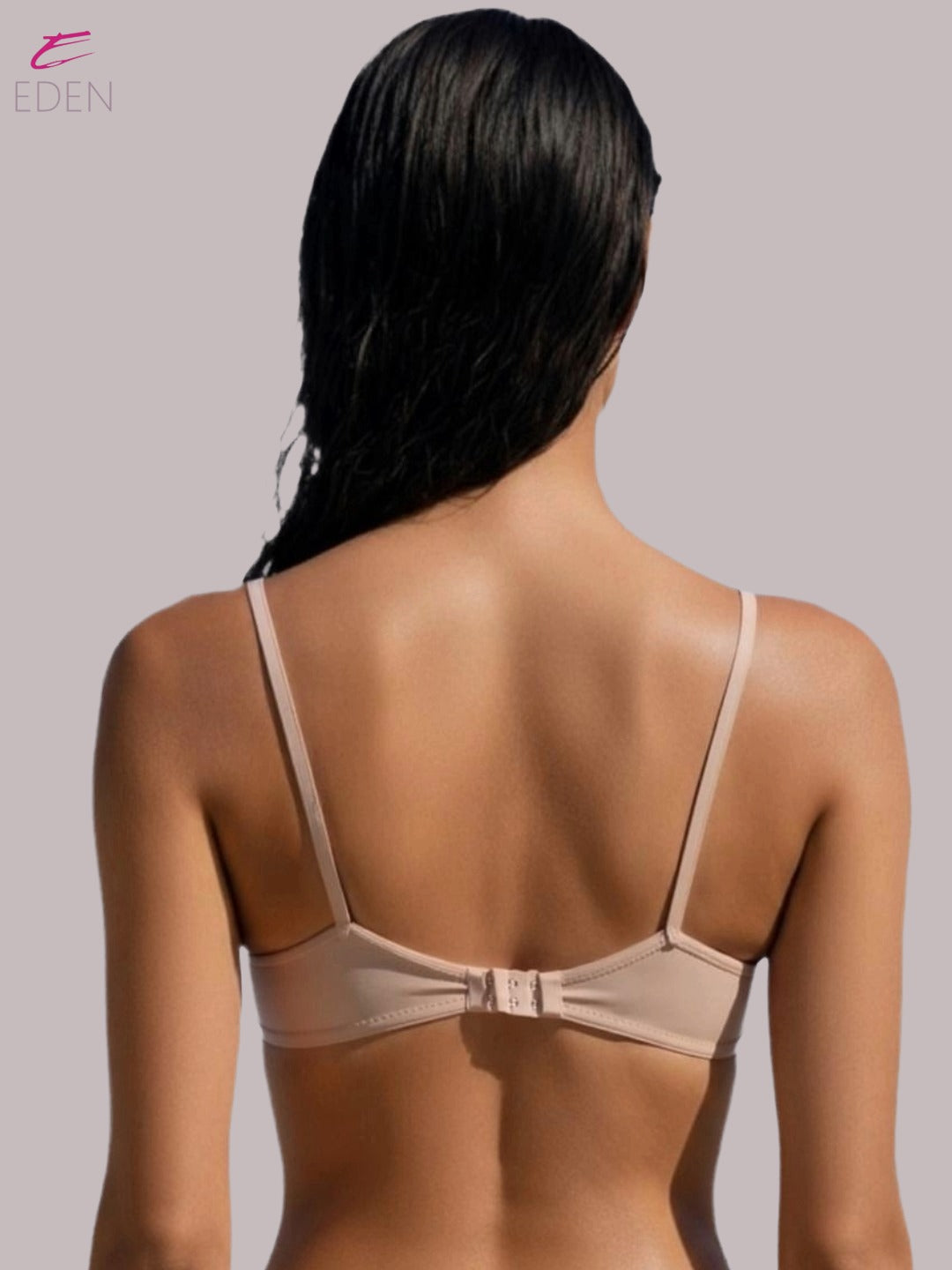 Wirefree ,Non Padded, Soft Cotton ,Medium Coverage, Tshirt Bra, Lace Styling,Skin