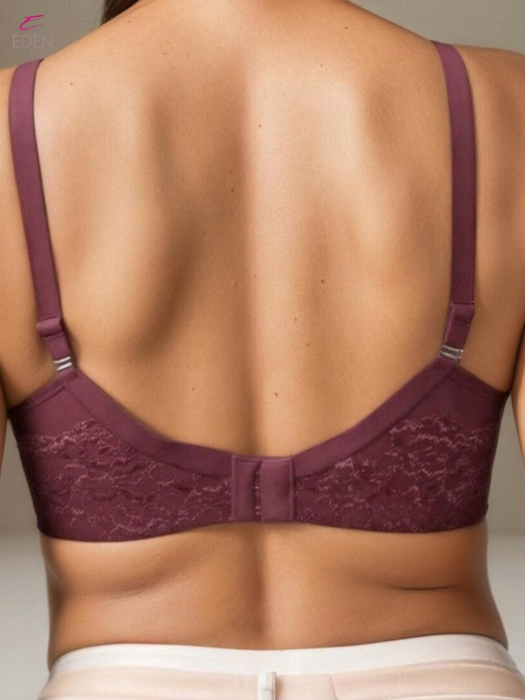 Non Padded, Plus Size, Super Combed, Cotton Stretch, Full Coverage ,Everyday Bra, Onionpink