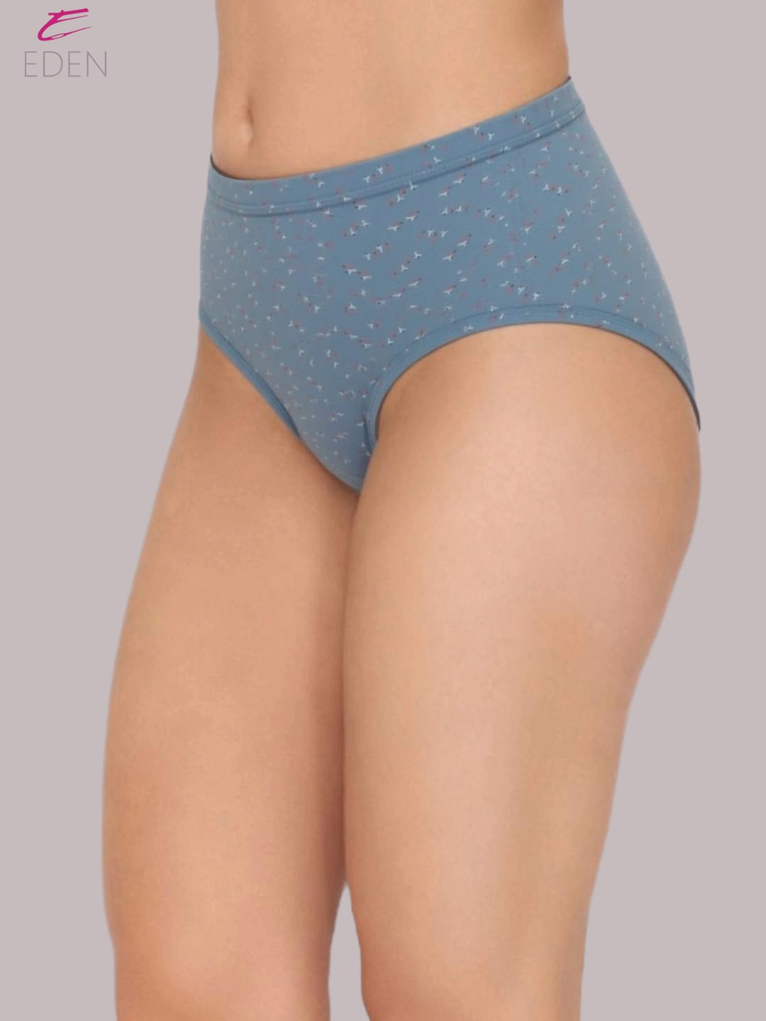 Medium Rise, Full Coverage,Hipster Panty ,Inner Elastic ,Teal Green