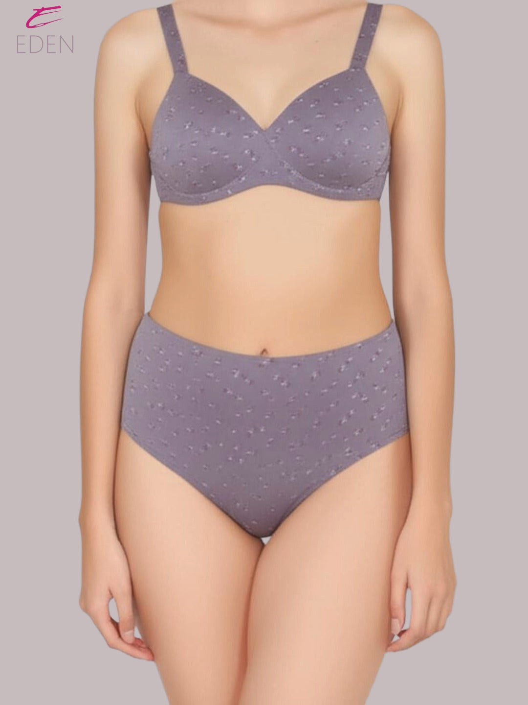 Medium Rise, Full Coverage,Hipster Panty ,Inner Elastic ,Grey