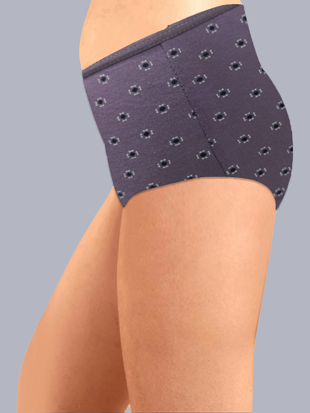 Eden Medium Rise Full Coverage Hipster Panty (Pack of 3) - multi printed