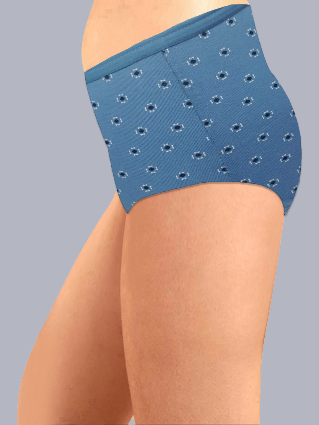 Eden Medium Rise Full Coverage Hipster Panty (Pack of 3) - multi printed