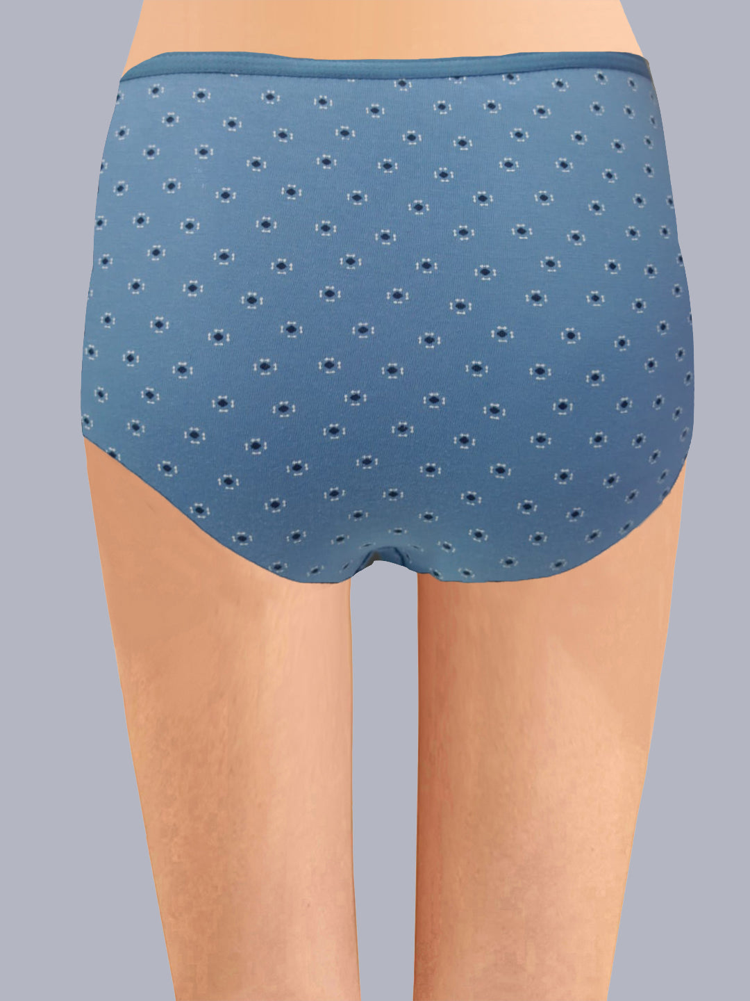 Eden Medium Rise Full Coverage Hipster Panty (Pack of 3) - multi printed