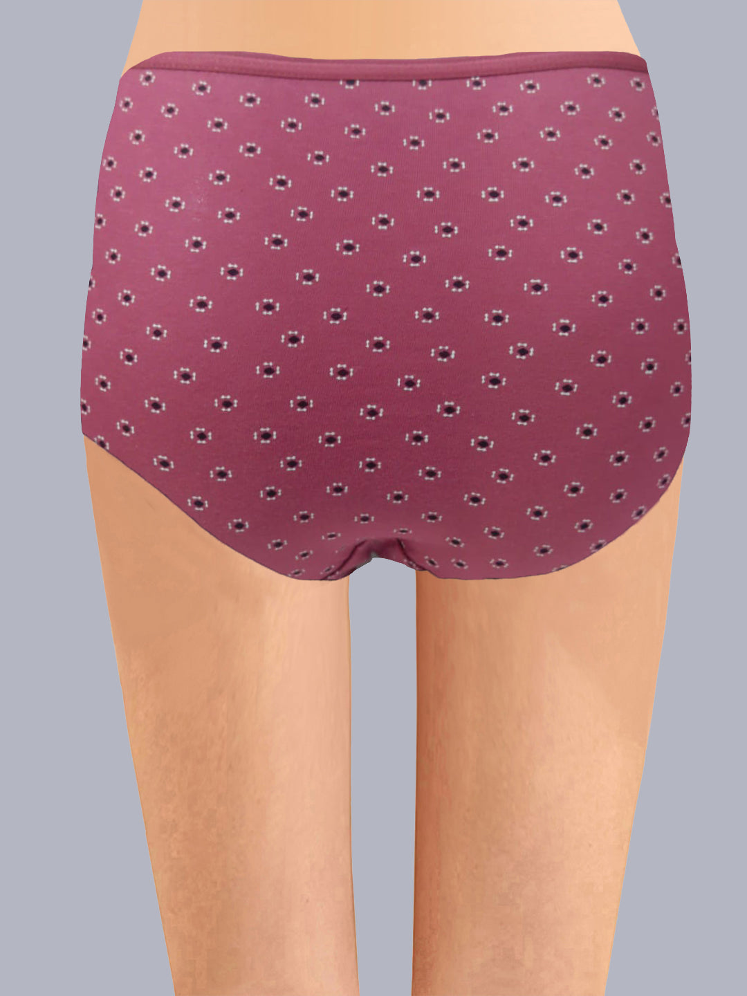 Eden Medium Rise Full Coverage Hipster Panty (Pack of 3) - multi printed
