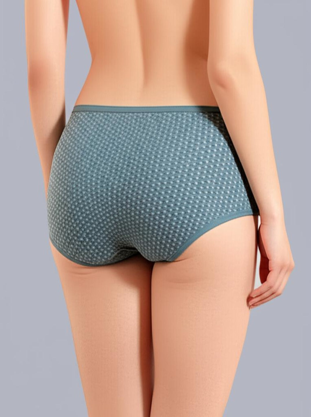 Eden Medium Rise Full Coverage Hipster Panty (Pack of 3) - multicolor printed