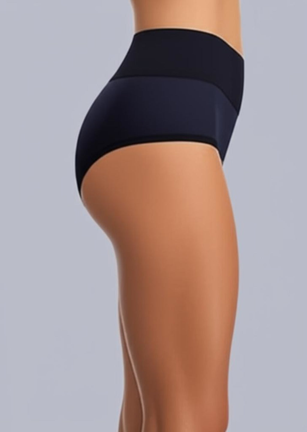 Eden High Rise Full Coverage Black Color Hipster Panty (Pack of 1)