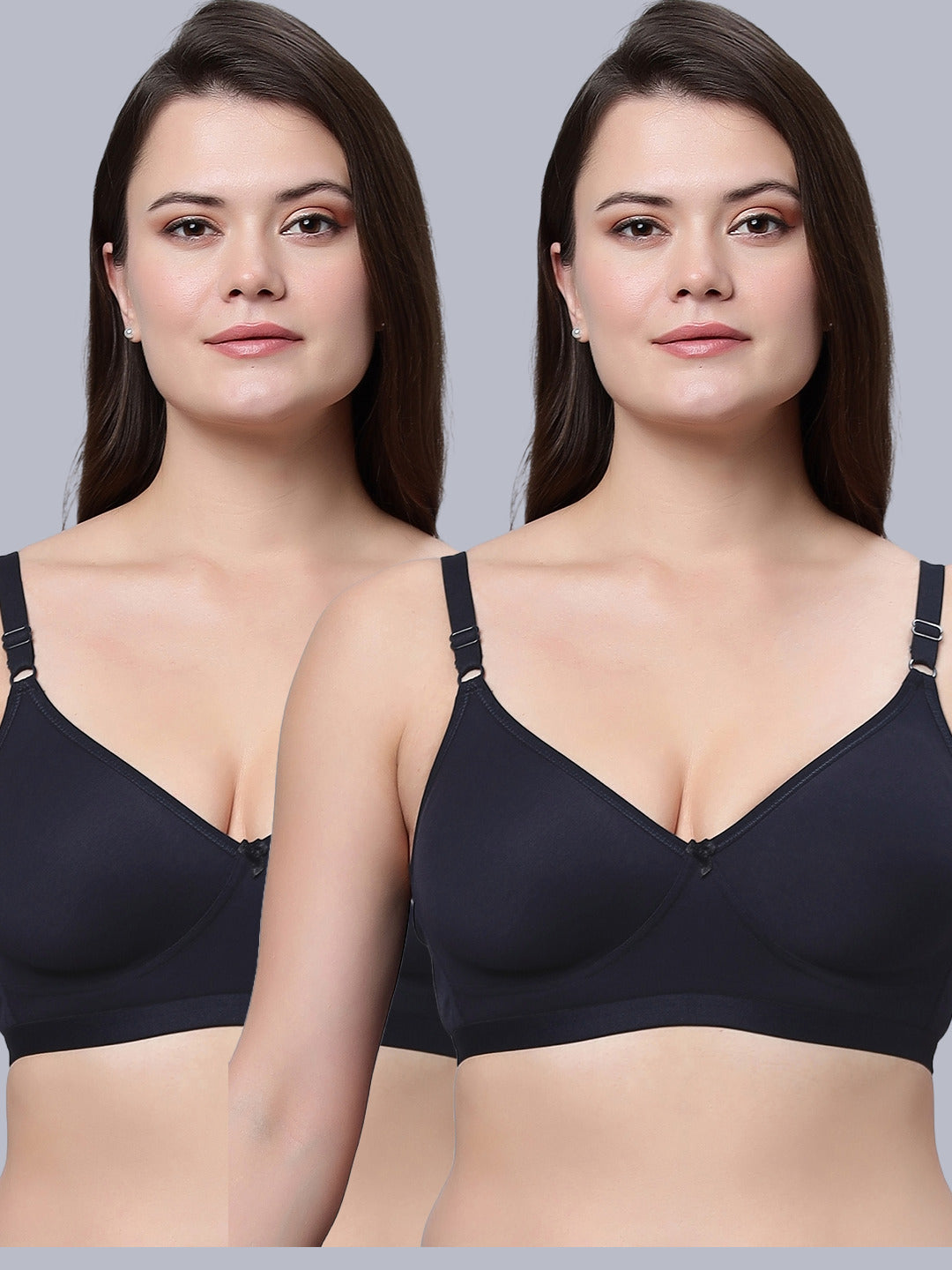 Eden08 Non-Padded Full Coverage Bra (Pack of 2)