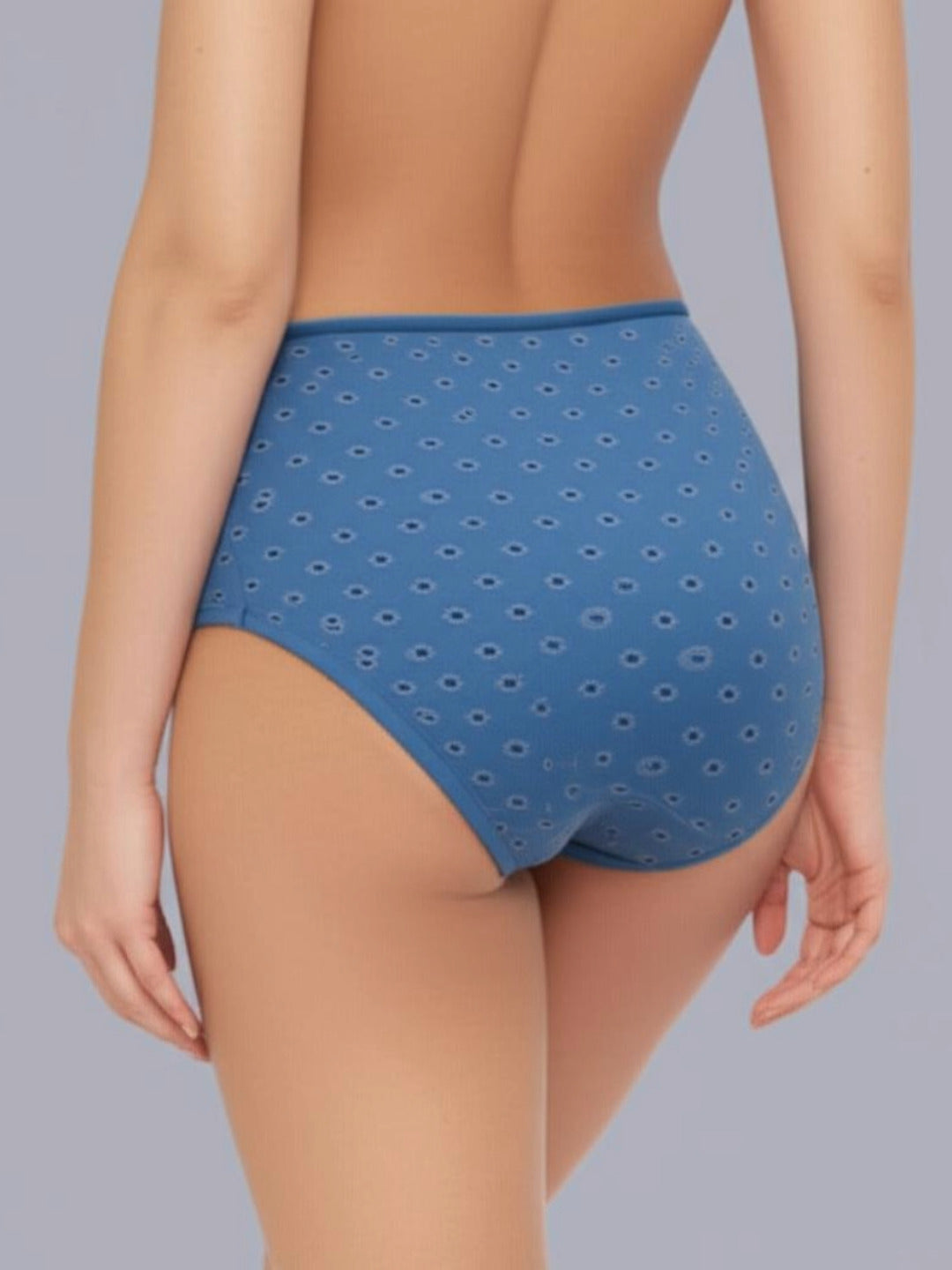 Eden Medium Rise Full Coverage Hipster Panty (Pack of 3) - multi printed