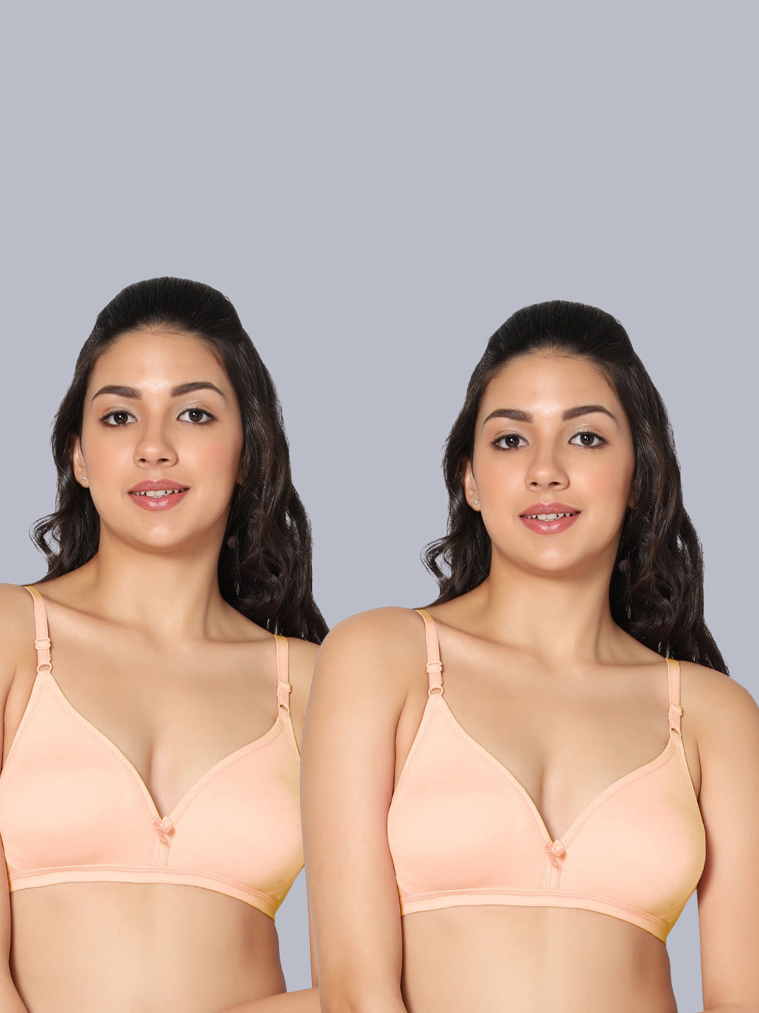 Eden02 Non Padded Medium Coverage Bra (Pack of 2)