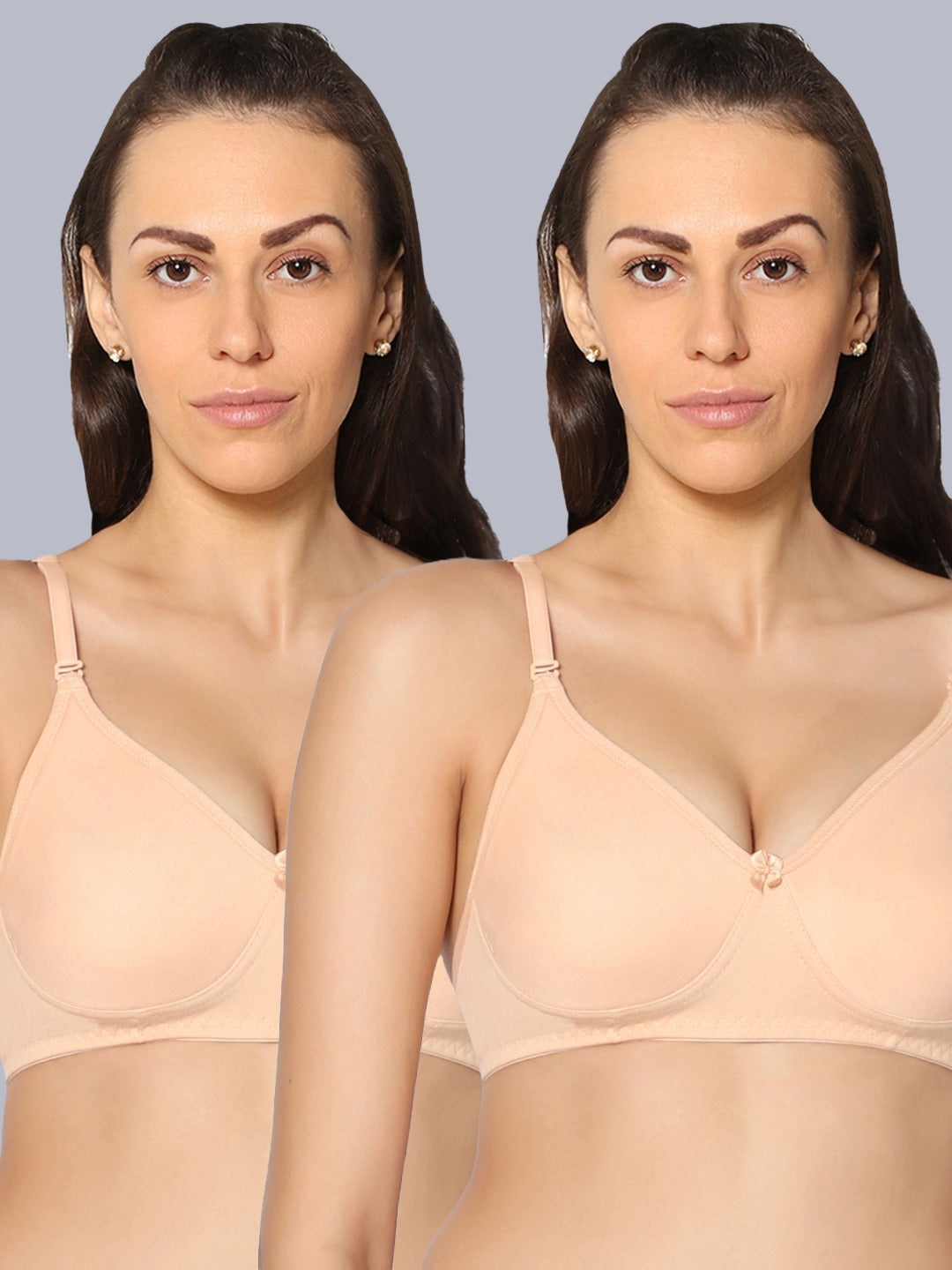 Eden101 Soft Padded Full Coverage Bra (Pack of 2)