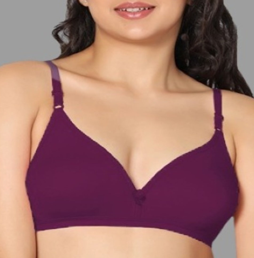 Eden02 Non Padded Medium Coverage Bra (Pack of 2)