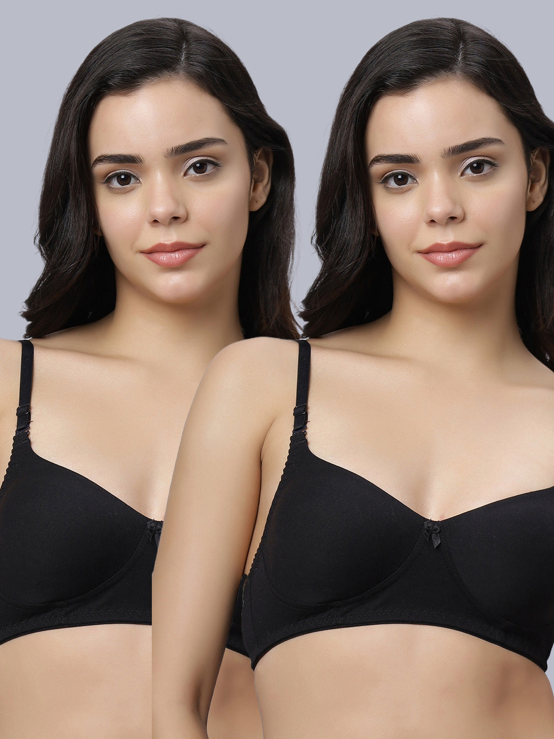 Eden103 Non Padded Full Coverage Bra (Pack of 2)
