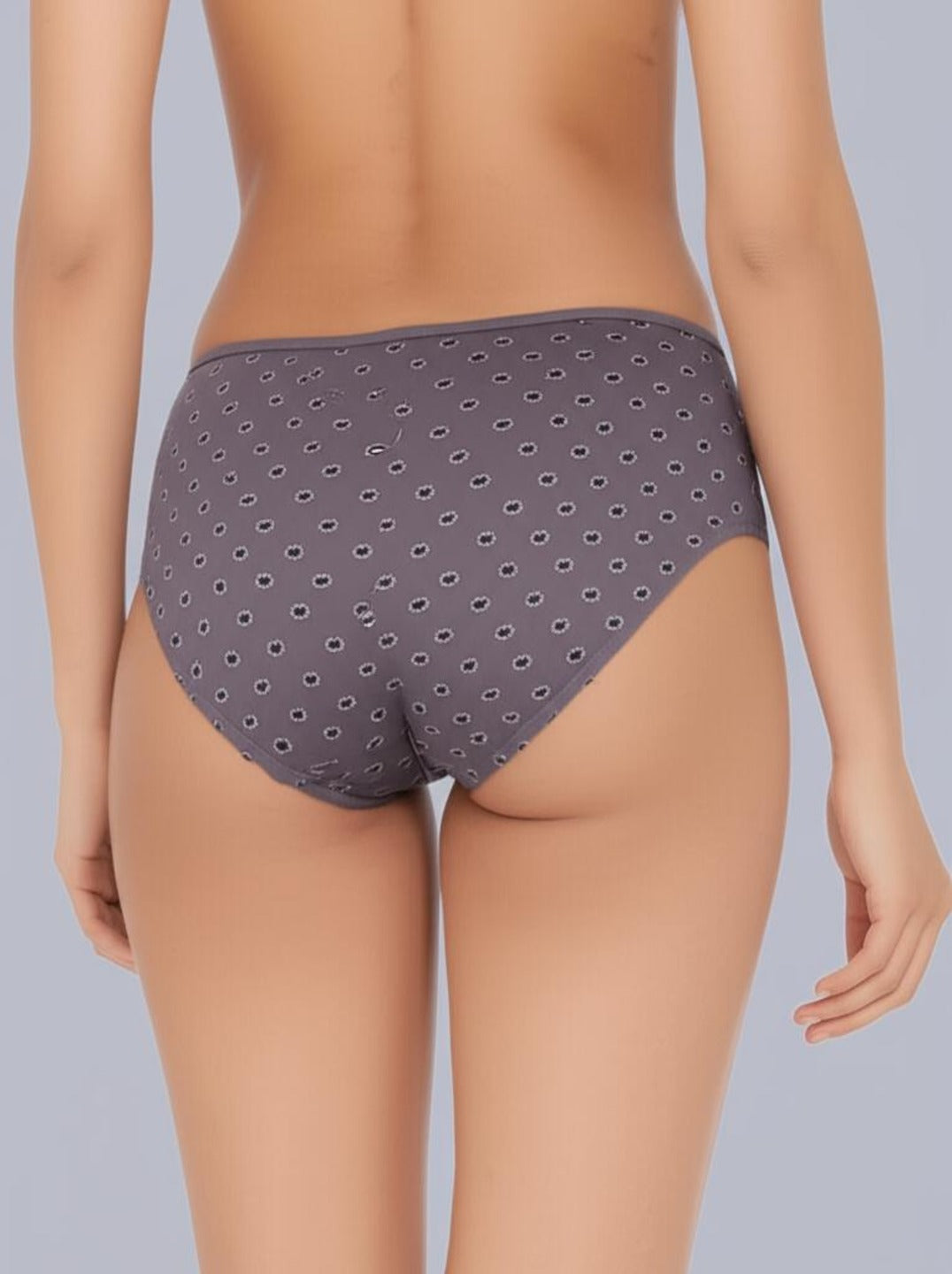 Eden Medium Rise Full Coverage Hipster Panty (Pack of 3) - multi printed