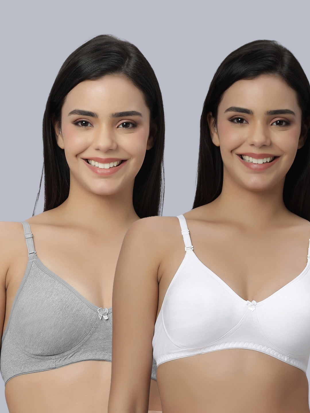 Eden101 Soft Padded Full Coverage Bra (Pack of 2)