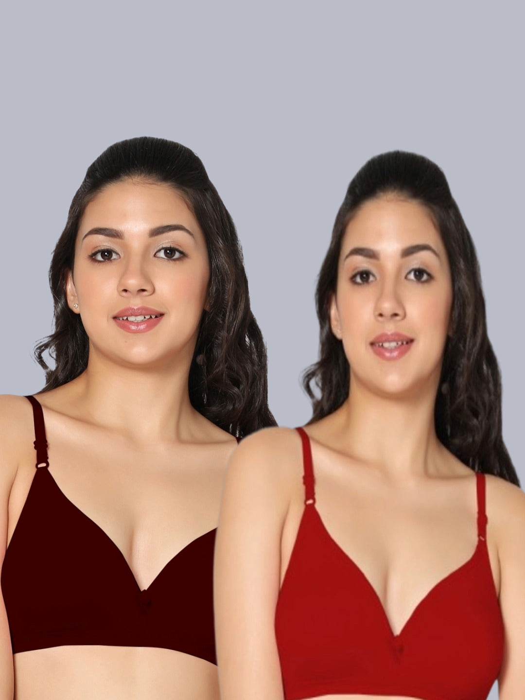 Eden02 Non Padded Medium Coverage Bra (Pack of 2)