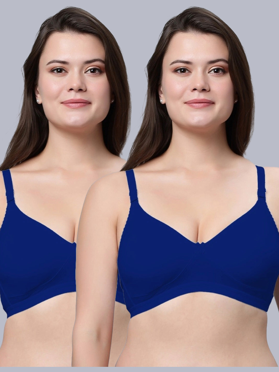 Eden08 Non-Padded Full Coverage Bra (Pack of 2)