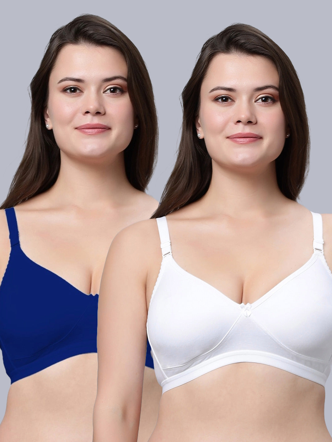 Eden08 Non-Padded Full Coverage Bra (Pack of 2)
