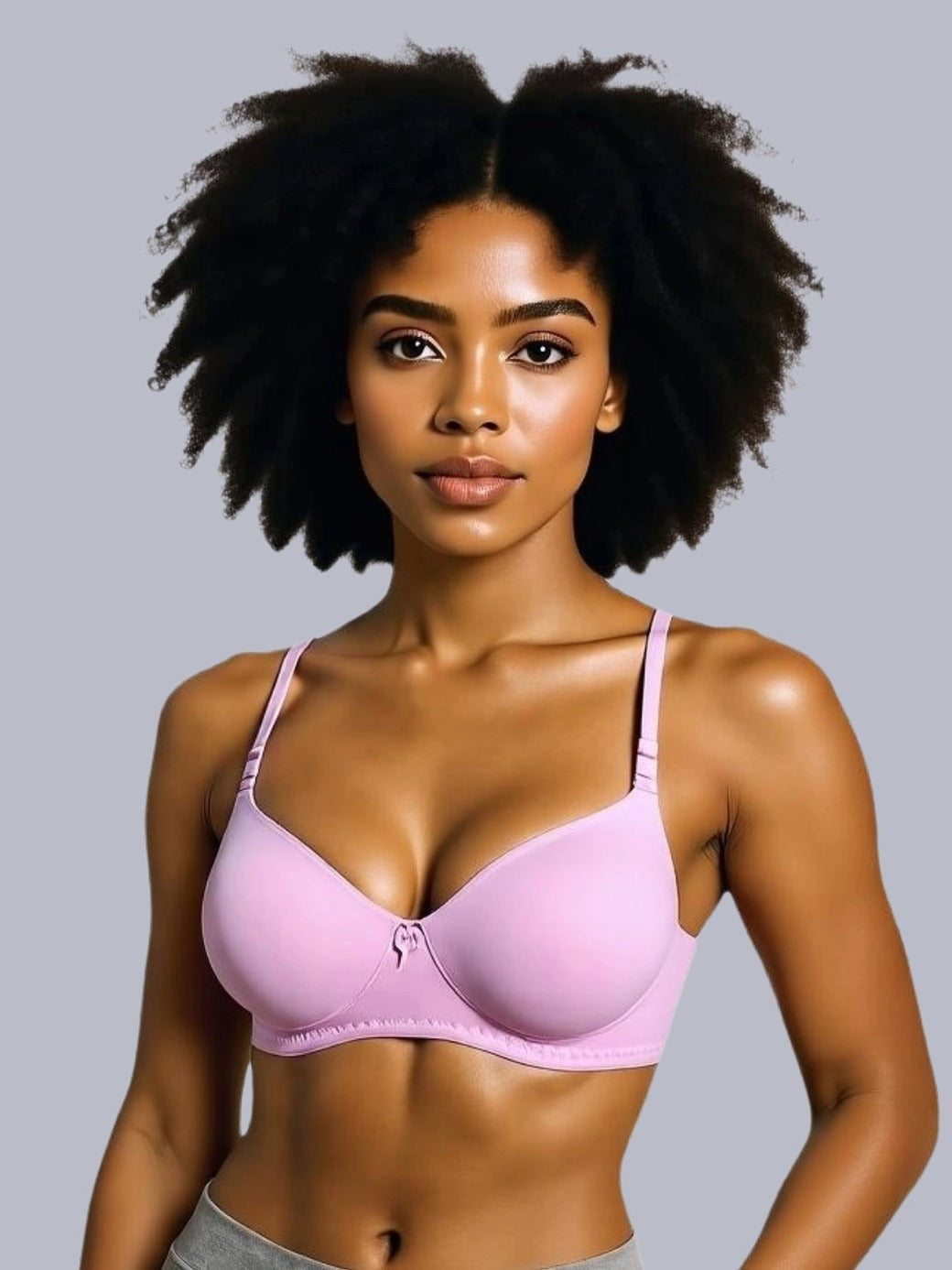 Wirefree Non Padded Cotton Medium Coverage Tshirt Bra Eden 108
