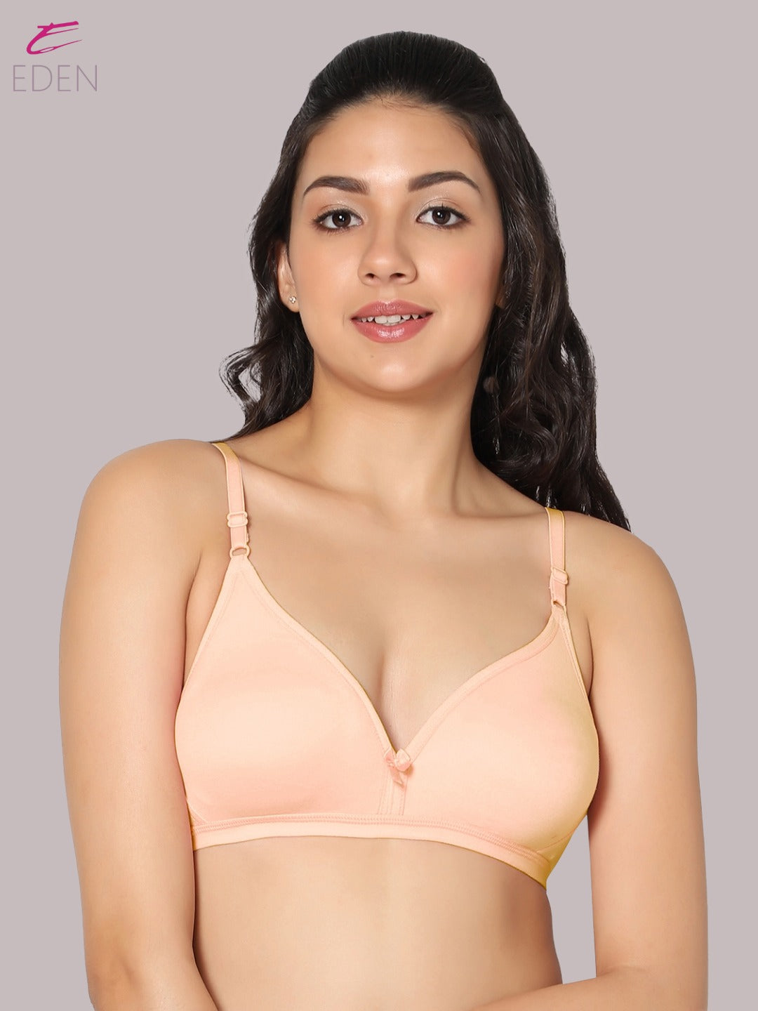 Wirefree, Non Padded, Cotton, Medium Coverage ,Tshirt Bra,Skin