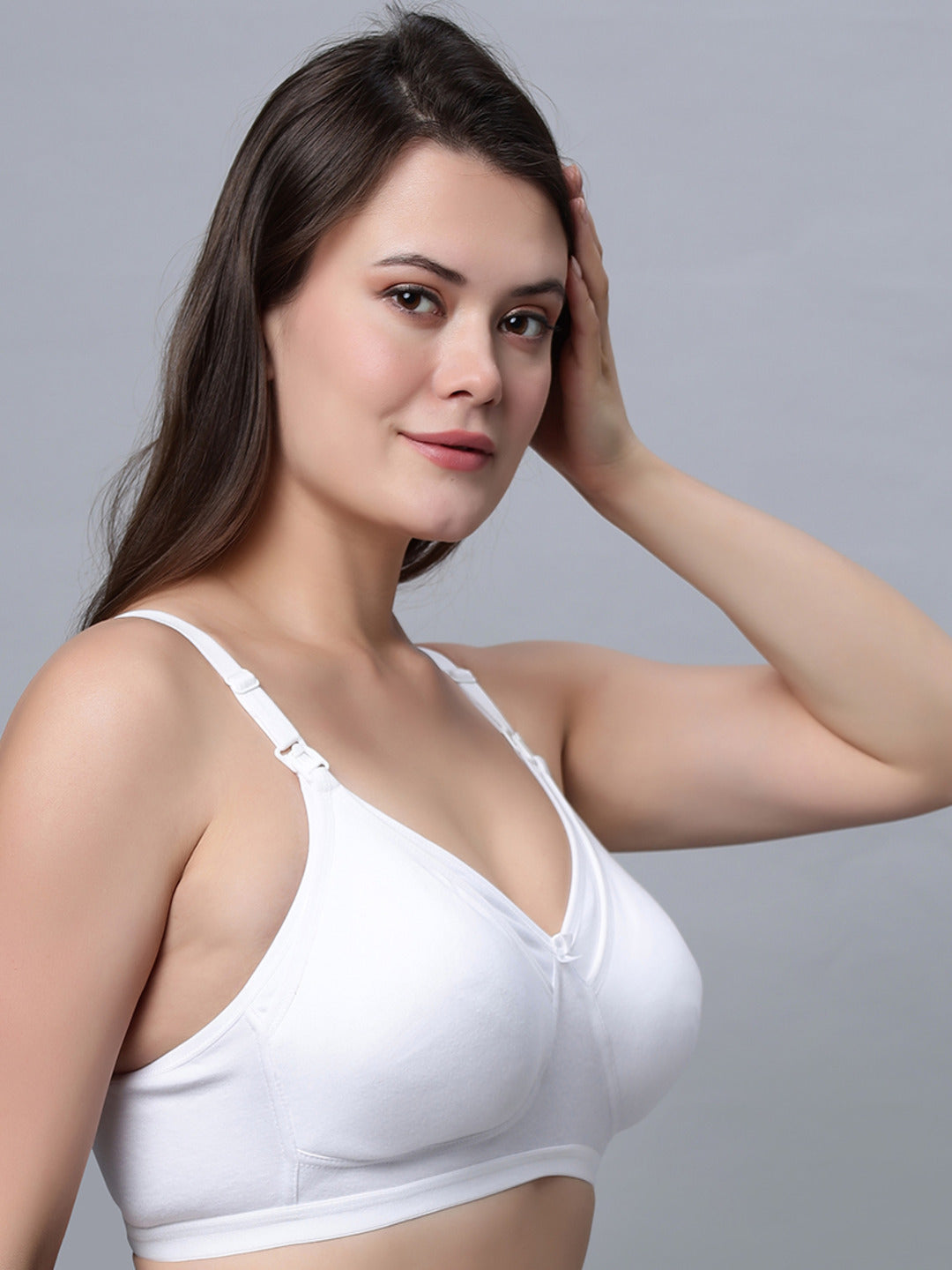 EDEN04 Full Coverage Non Padded Nursing/Maternity Bra  (Pack of 2)