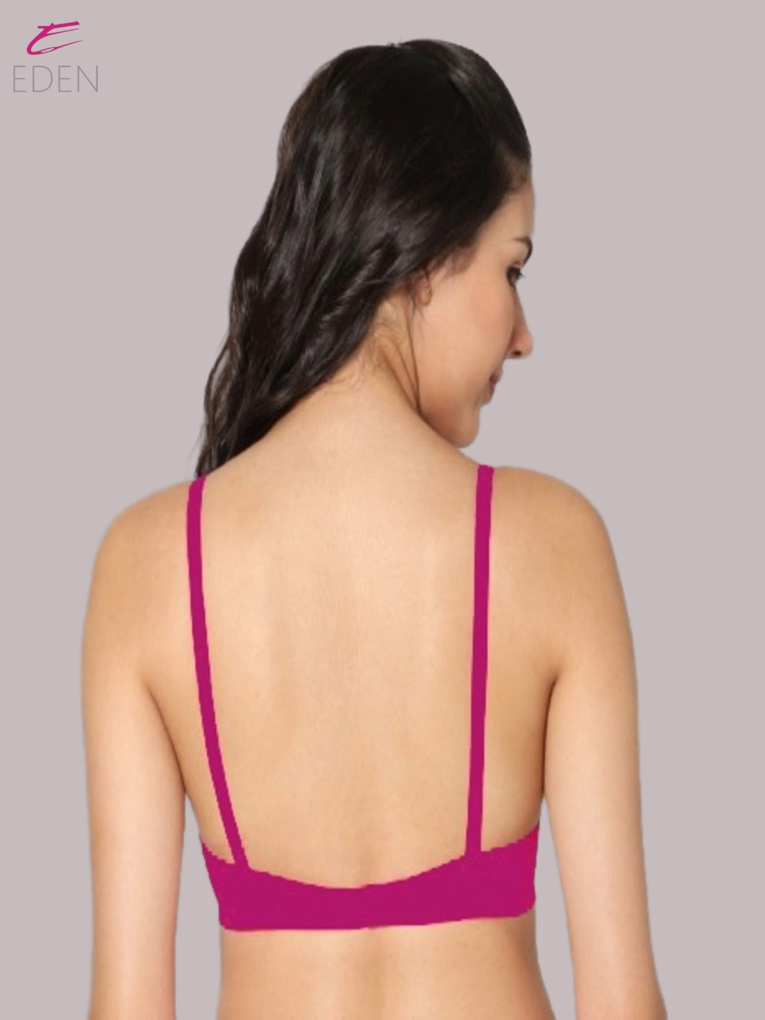Wirefree, Non Padded, Cotton, Medium Coverage ,Tshirt Bra, Magenta