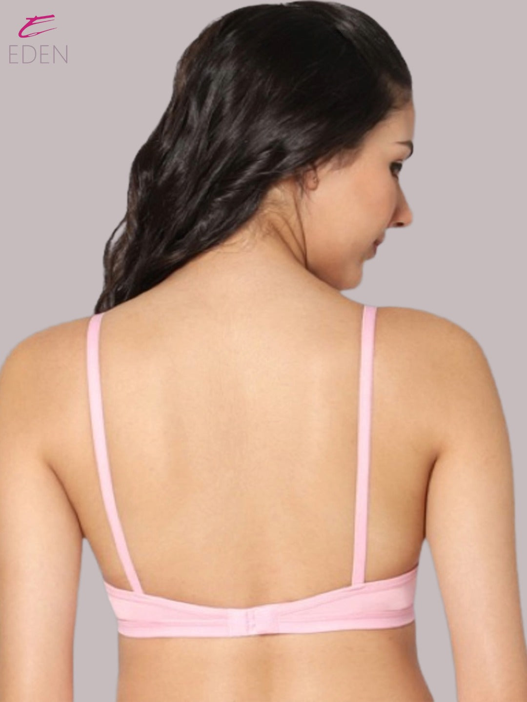 Wirefree, Non Padded, Cotton, Medium Coverage ,Tshirt Bra, Pink
