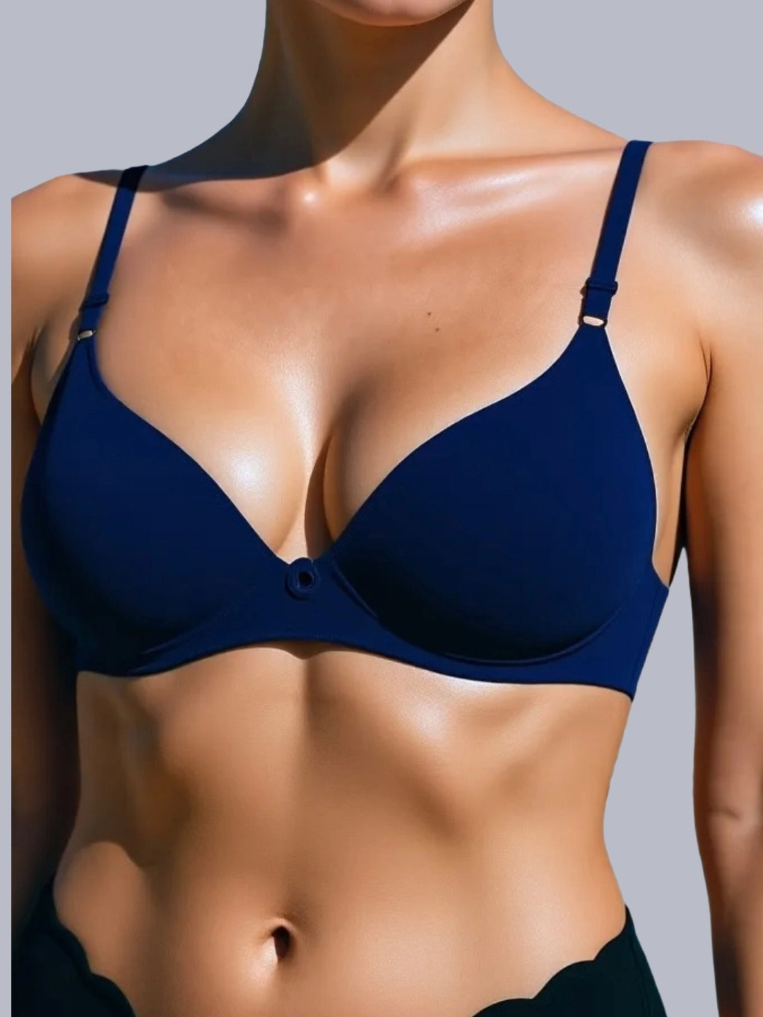 Wirefree Non Padded Cotton Medium Coverage Tshirt Bra Eden 302