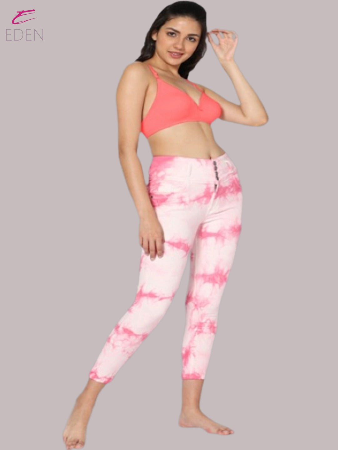 Wirefree, Non Padded, Cotton, Medium Coverage ,Tshirt Bra, Tomato