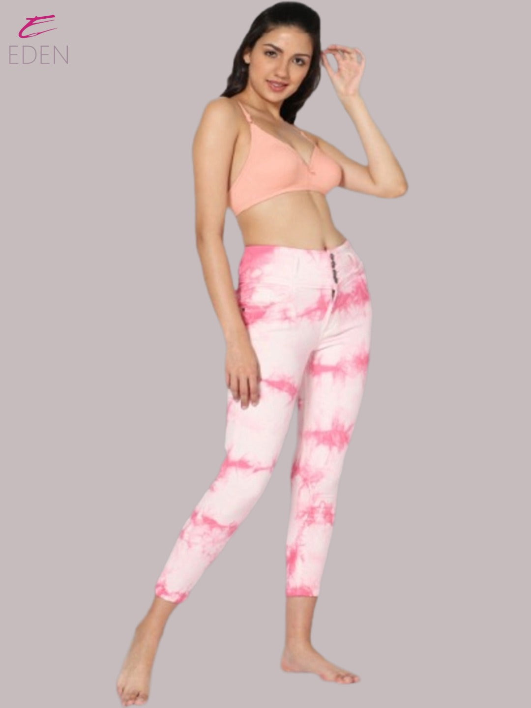 Wirefree, Non Padded, Cotton, Medium Coverage ,Tshirt Bra, Peach